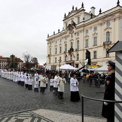 Staatsbegräbnis für Václav Havel in Prag