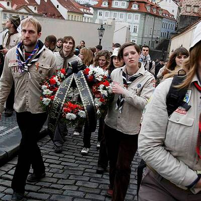 Staatsbegräbnis für Václav Havel in Prag