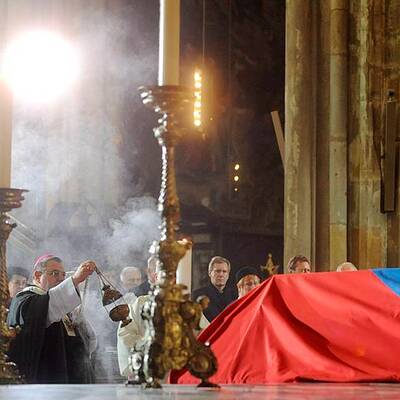 Staatsbegräbnis für Václav Havel in Prag