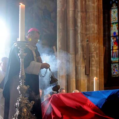 Staatsbegräbnis für Václav Havel in Prag