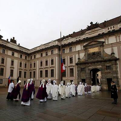 Staatsbegräbnis für Václav Havel in Prag