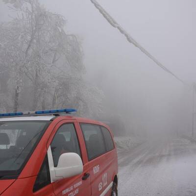 Die Einsatzkräfte sind vor Ort