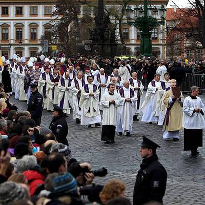 Staatsbegräbnis für Václav Havel in Prag