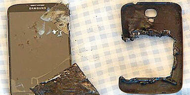 Handy explodiert am Wickeltisch