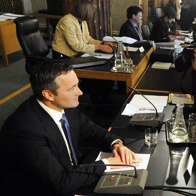 Ametsreiter stellt sich den Fragen im U-Ausschuss