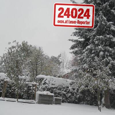 So verschneit ist Österreich: Wien-Umgebung