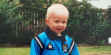 Haaland: Schon als Kind im ManCity-Trikot