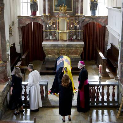 Hier wird Otto Habsburg aufgebahrt