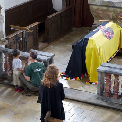 Hier wird Otto Habsburg aufgebahrt