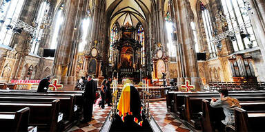 Habsburg-Sarg im Stephansdom
