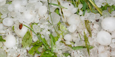 Unwetter: Starkregen und massiver Hagel