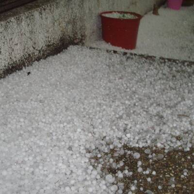 Heftiger Hagelschlag am Samstagabend in der Bundeshauptstadt
