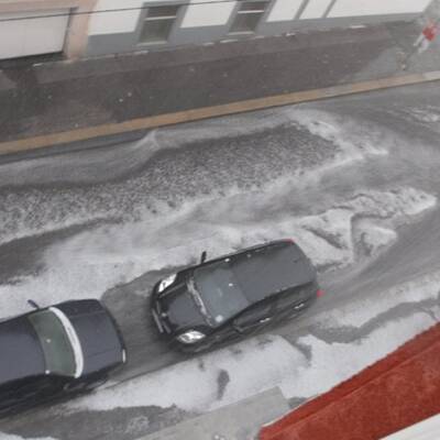 Heftiger Hagelschlag am Samstagabend in der Bundeshauptstadt