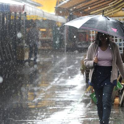 Heftiger Hagelschlag am Samstagabend in der Bundeshauptstadt
