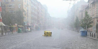 Ein Toter nach Hagelsturm in Bulgarien