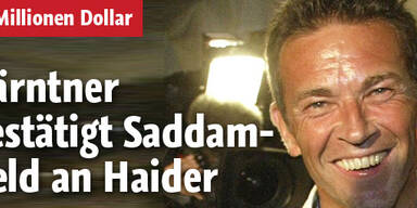 Kärntner bestätigt Saddam-Geld an Haider