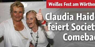 Haiders Party-Marathon in Weiß