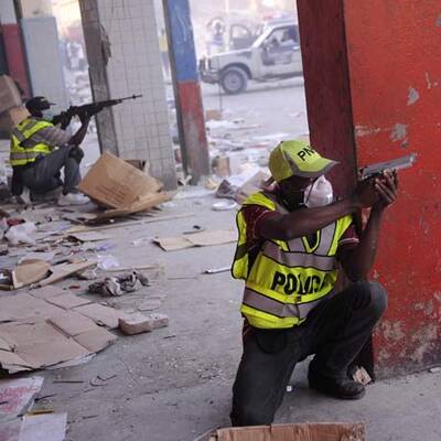 Chaos auf Haitis Straßen