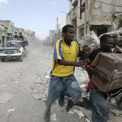 Chaos auf Haitis Straßen