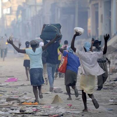 Chaos auf Haitis Straßen