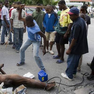 Chaos auf Haitis Straßen
