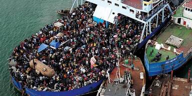 Opfer fliehen aus Beben-Hölle