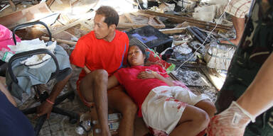 Wunder mitten in Horror-Taifun