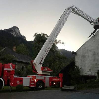 80 Feuerwehreinsätze im Tennengau