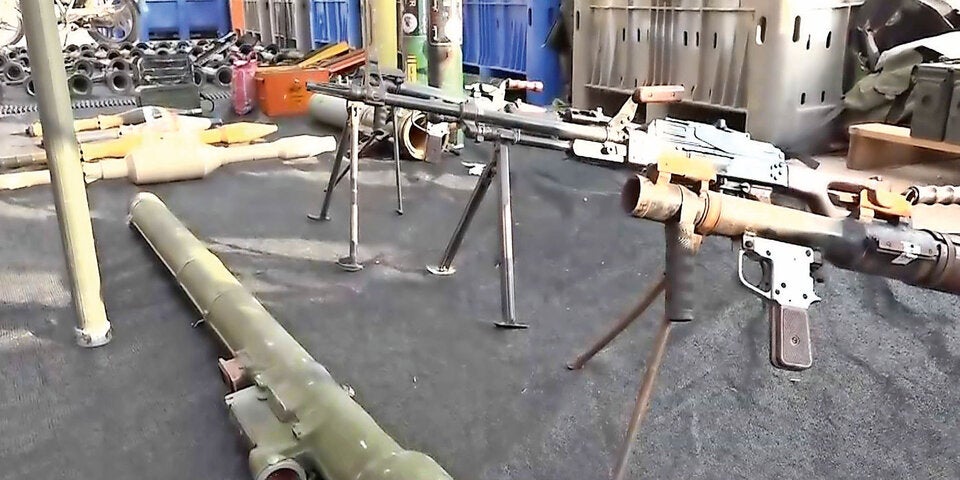 Geheimes Israel-Lager: OE24.TV zeigt die Waffen der Hamas