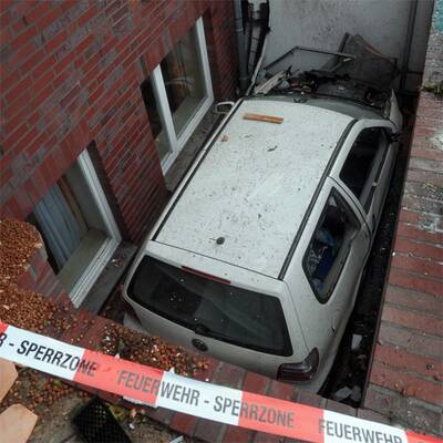 Kurioser Unfall in Hamburg