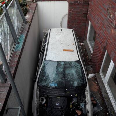 Kurioser Unfall in Hamburg