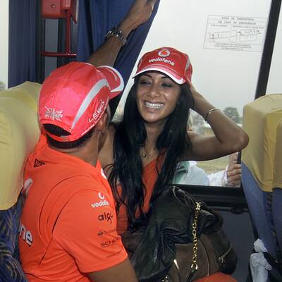 Nicole Scherzinger jubelt für ihren Weltmeister