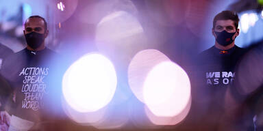 Lewis Hamilton und Max Verstappen