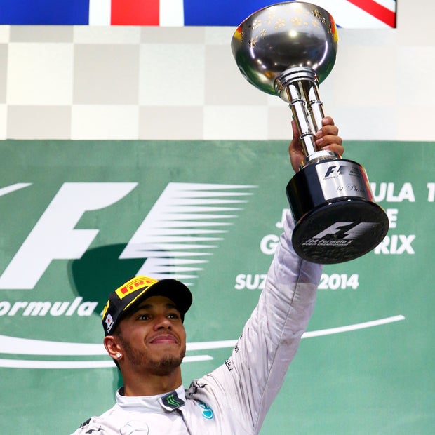 Hamilton gewinnt vor Rosberg in Japan