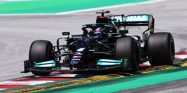 Lewis Hamilton in Barcelona