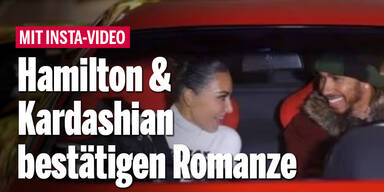 Lewis Hamilton und Kim Kardashian bestätigen Romanze mit Insta-Video