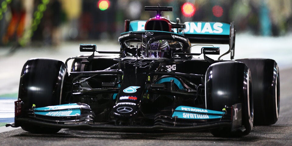 Lewis Hamilton im Mercedes