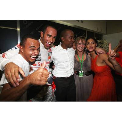 Nicole Scherzinger jubelt für ihren Weltmeister