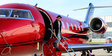 Hamilton kam im Privatjet