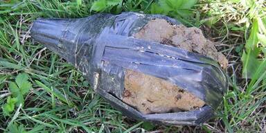 7-J&auml;hrige findet beim Spielen Handgranaten