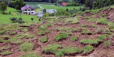 Hunderte Hangrutsche in der Steiermark