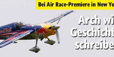 Arch vor Rekordflug bei New York-Premiere