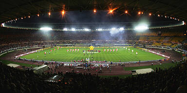 happel stadion nacht
