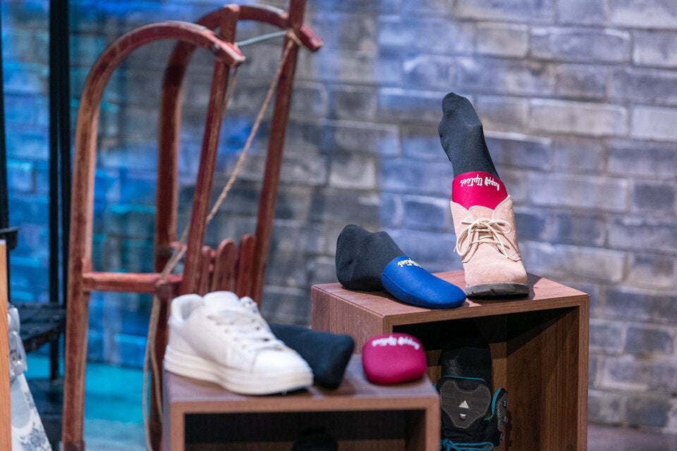 Zehenwärmer werden in Europa gefertigt.