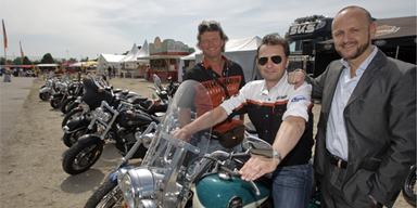 Erstes Harley-Davidson Treffen in Wien