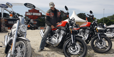 Erstes Harley-Davidson Treffen in Wien