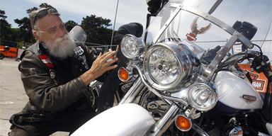 Erstes Harley-Davidson Treffen in Wien