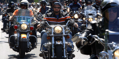 Erstes Harley-Davidson Treffen in Wien