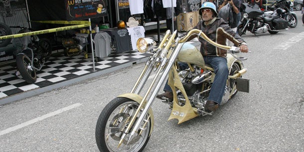 Start für das Harley-Treffen am Faaker See