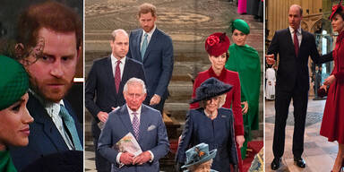 Harry & Meghan: Die 5 seltsamsten Momente vom Will & Kate-Treffen